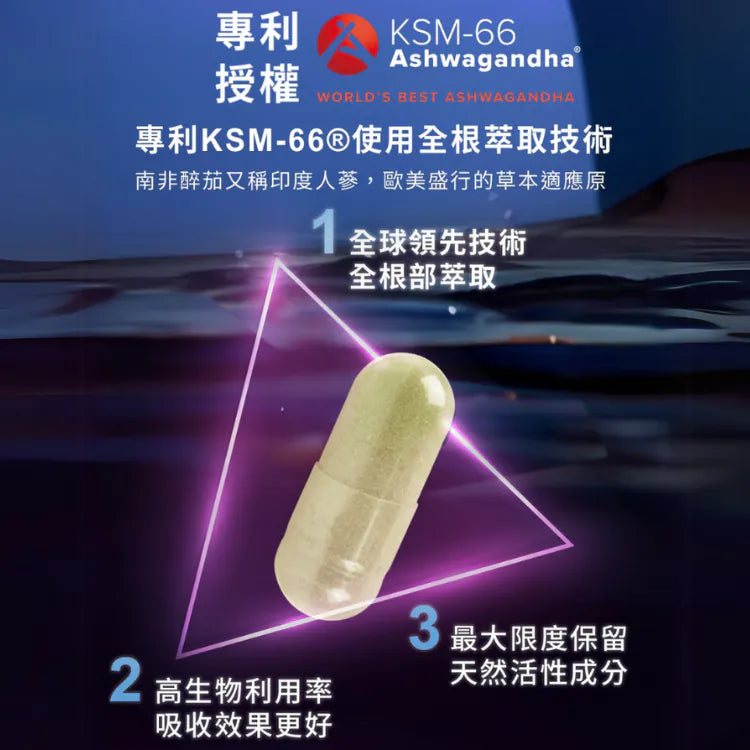 Patented Ashwagandha GABA Extract Capsules